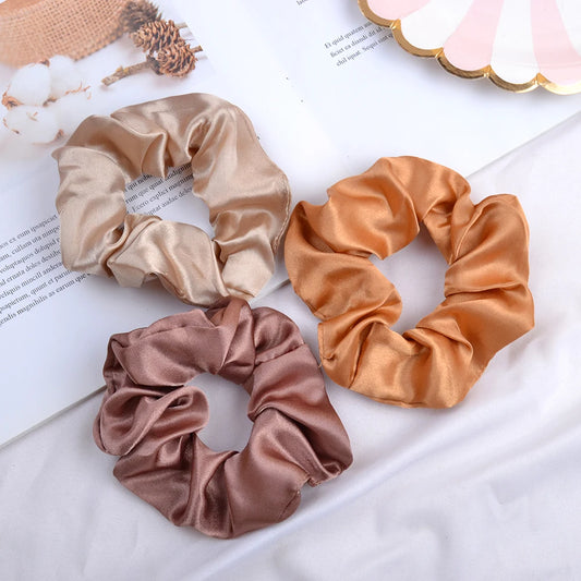 1PC Satin Elastic Hair Band